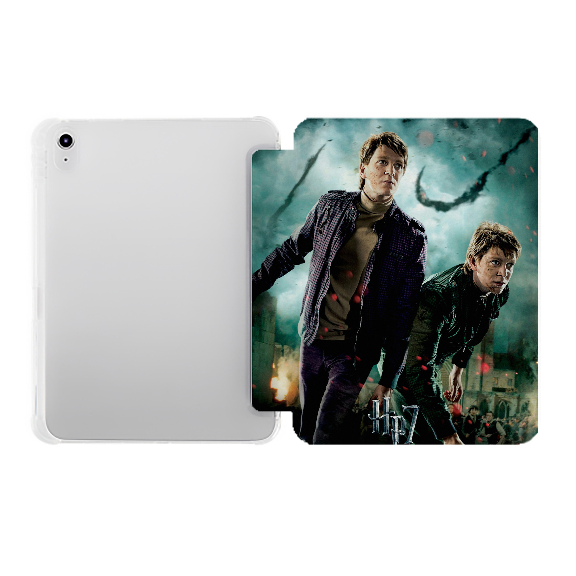 （画像用） Harry Potter ハリー・ポッターシリーズ IPad ケース ペン収納付き 三つ折りスタンド PUレザー×シリコン 対応機種9.5/10.5/10.9インチ